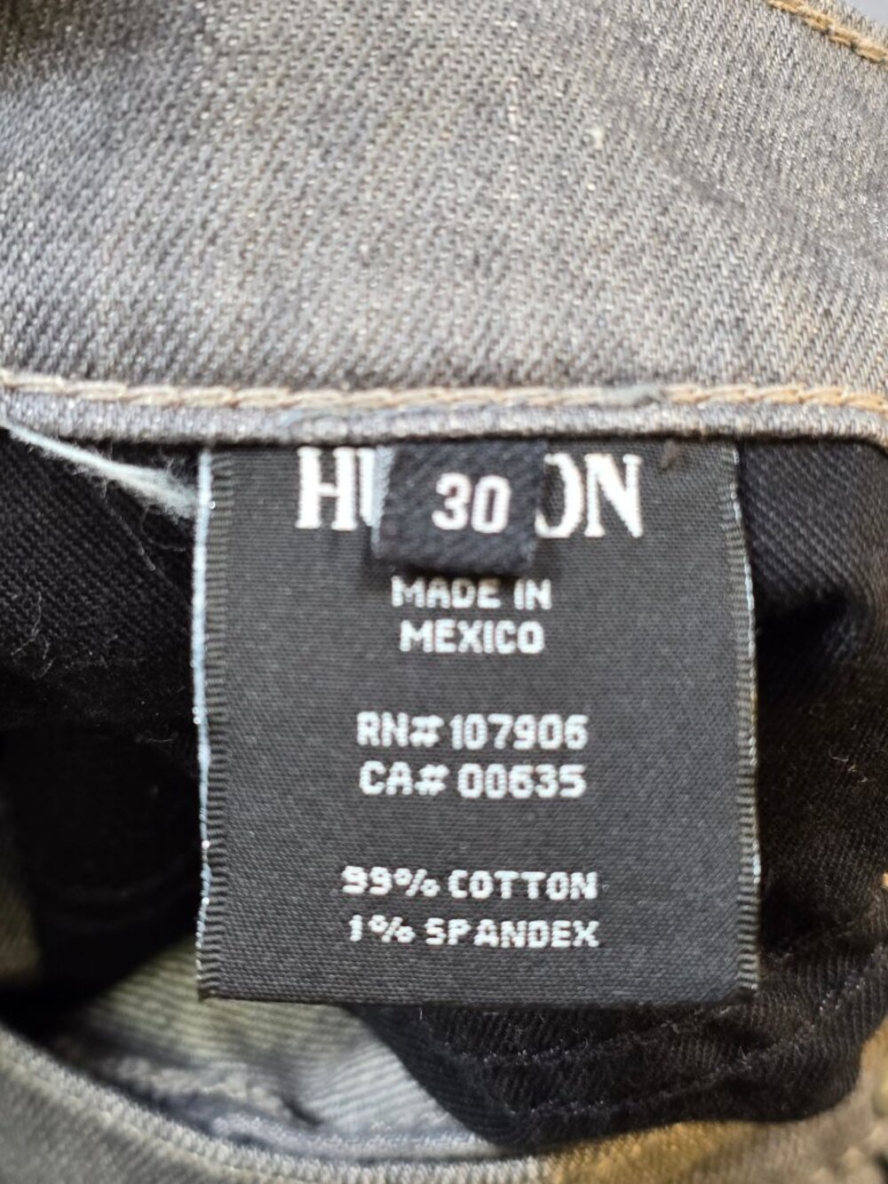 Hudson Mens Byron Five Pocket Straight Jeans Gray Size 30 X 29 - Picture 4 of 6